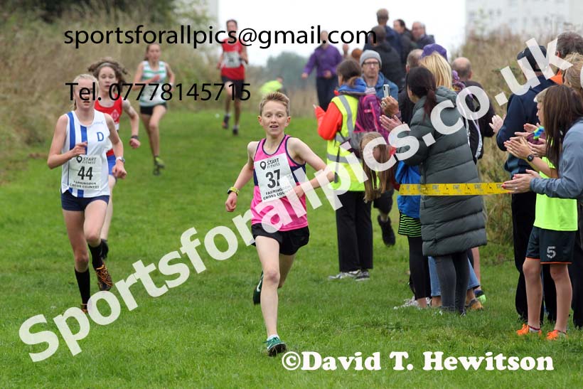 Boys and Girls under-15s, 2021 Farringdon Open Cross Country, Sunderland . Photo: David T. Hewitson/Sports for All Pics